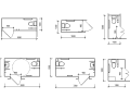 多场所卫生间设计规范（含无障碍卫生间）CAD图集