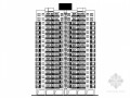 [四川]某住宅区十八层塔式住宅楼建筑方案图（含效果图）