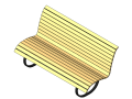 bim软件应用-族文件-园林木椅