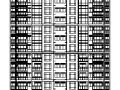 青岛某花园小区高层塔式住宅建筑方案图(3#4#楼)