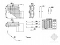 1×14米预应力混凝土空心板桥台耳墙钢筋构造节点详图设计