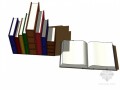 书籍sketchup模型