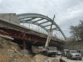 高铁跨201国道中桥1-4米系杆钢管拱施工技术