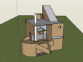 建筑大师格瓦斯梅格瓦斯梅住宅及工作室SU模型