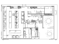 新中式风格经典客家餐厅菜馆空间装修设计施工图（附效果图）