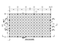 正放四角锥体育馆网架结构施工图（CAD、12张）