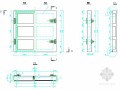 闸门门页总图及门页结构图（节点详图）