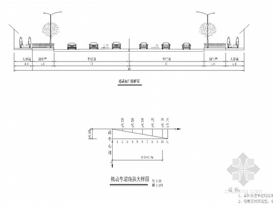 40米宽道路标准横断面