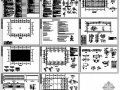 某混凝土柱轻钢屋面厂房建筑结构设计图