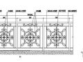 铁艺栏杆立面图3