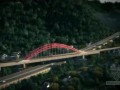 钢管混凝土拱加劲三跨连续梁桥施工方案及施工流程三维动画演示（23分钟）