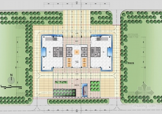 [广东]27层玻璃幕墙办公楼建筑设计方案文本(精品资料 附图丰富)