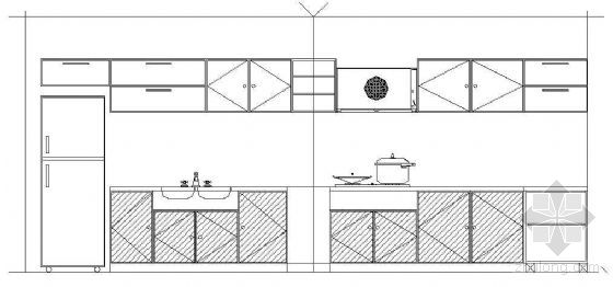 一些厨房的立面图