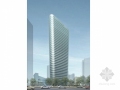 [上海]166米玻璃幕墙知名企业大厦建筑设计方案文本（含CAD 总平设计优秀）
