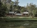 稻田里的农场民宿：旧原木＋传统工艺，打造最有质感的生态民宿