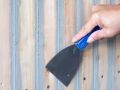 木板面湿贴人造石材施工方法