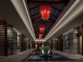 中式走廊3d模型下载
