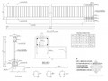 道路工程人行道栏杆结构图