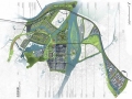 [广东]共享共生绿色飘带城市核心区景观规划设计方案