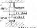 U型玻璃幕墙隔断节点详图