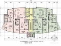 [上海]浦东某住宅小区塔楼户型平面图