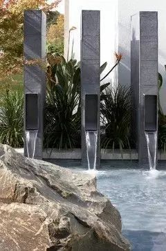 现代水景庭院设计不止招财,更有格调!
