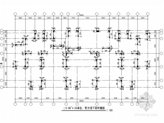 16 17层两栋剪力墙结构经济适用房结构施工图(含建施)