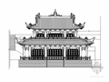 [重庆]著名观音寺迁建建筑施工图（知名设计院）