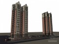 临街住宅建筑SketchUp模型下载