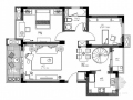 [江苏]高档叠层双层别墅室内设计CAD施工图