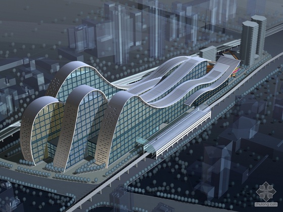 波动型建筑方案