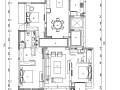 紫金城—180㎡美式轻奢住宅设计施工图及效果图