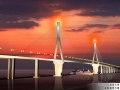 [上海]跨海大桥工程设计方案120页附70张CAD（斜拉桥 刚构桥）