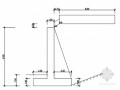 扶壁式挡土墙计算实例（墙身总高8m）