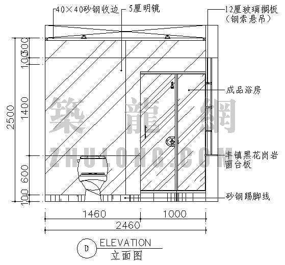 [分享]cad卫生间立面图块资料下载