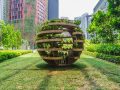 绿色遮阳伞——2018新加坡城市装置设计展