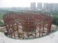[QC成果]67m大跨度圆形钢结构屋架施工方法创新研究（原创首例）