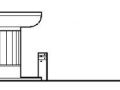 某B型门卫室建筑方案图
