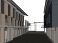 新中式商业街建筑模型设计（su模型）