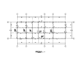 地上一层钢混框架结构设备用房施工图（建筑结构暖通电气，2015）