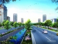 [四川]城市主干路景观大道全套施工图设计317张（道排 交通 电照 绿化）