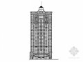 [中山]某32层欧式风格商住楼建筑施工图（106.4米）