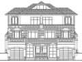 [上海北蔡]某三层双拼别墅（三套）建筑方案图