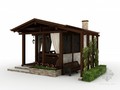 BBQ休闲小屋3d模型下载