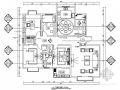 [山西]精品中式风情四室两厅样板间CAD装修施工图（含效果）