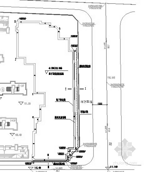 [施工图]深基坑支护施工图纸(土钉墙)