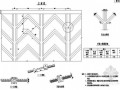 路桥交通防护工程人字形骨架防护构造节点详图设计