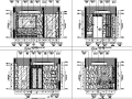 [广东]新中式现代风格别墅样板房设计施工图（附效果图）