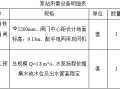 南外环雨水泵站技术参数