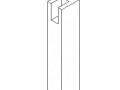 预制-带矩形叉的承重矩形柱